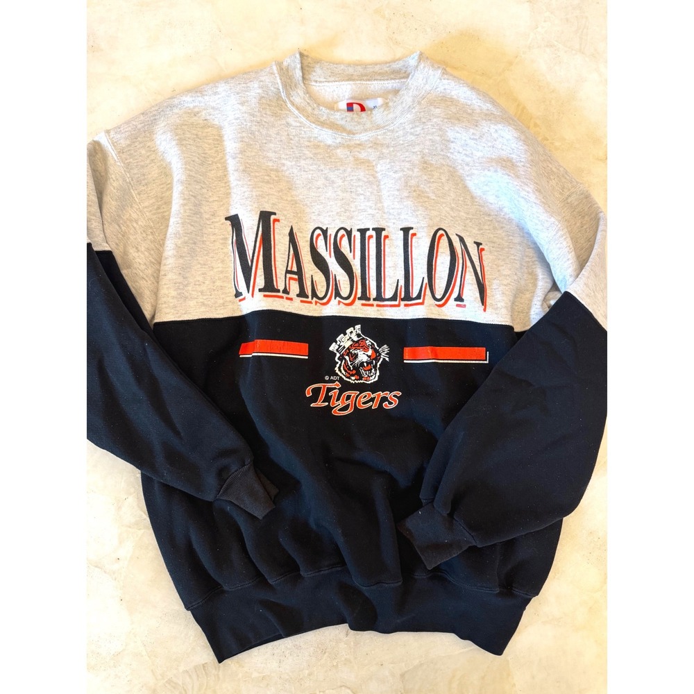 Vintage Massillon Tigers Sweatshirt XL Made in USA on Dodger tag